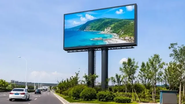 outdoor LED billboard highway